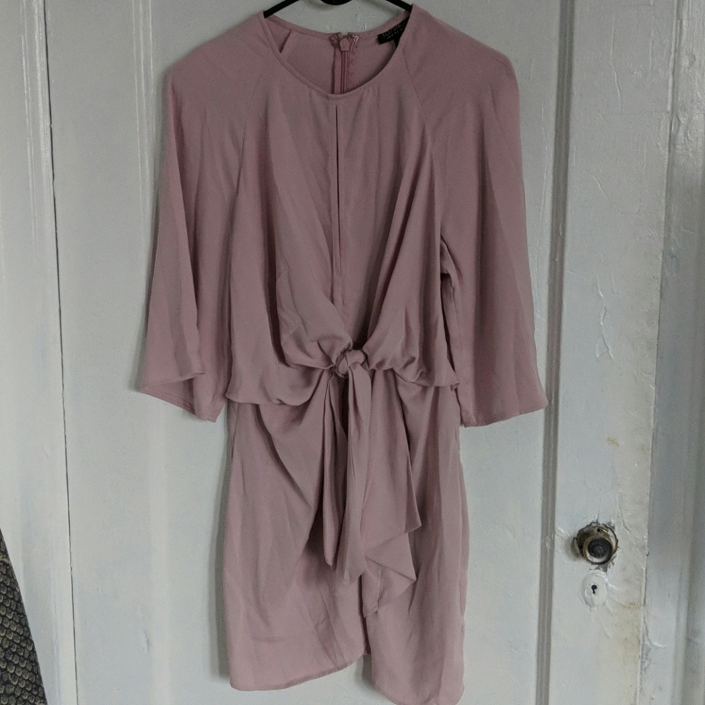 Mauve cocktail dress